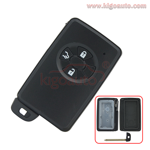 PN 89904-12231 Smart key case 3 button for Toyota Corolla Vios 2013