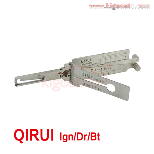 LISHI 2in1 Pick QIRUI Ign/Dr/Bt