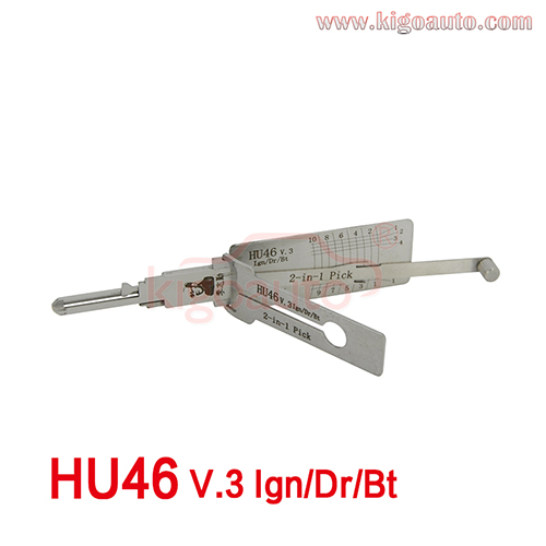 Lishi 2in1 Pick HU46 V.3 Ign/Dr/Bt