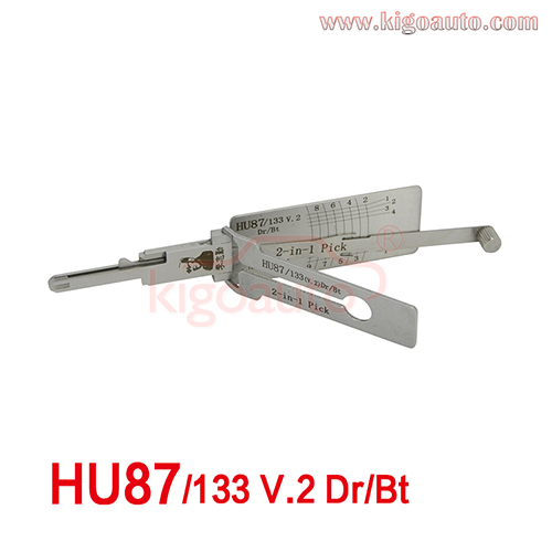 Lishi 2in1 Pick HU87/133 V.2 Dr/Bt