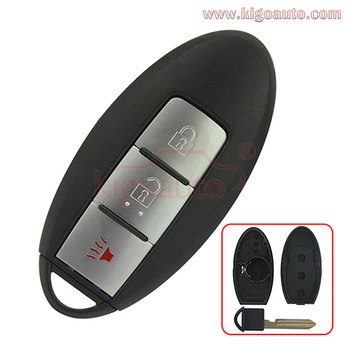 FCC KR55WK49622 KR55WK48903 Smart key case 3 button for Nissan Murano Altima Armada Maxima