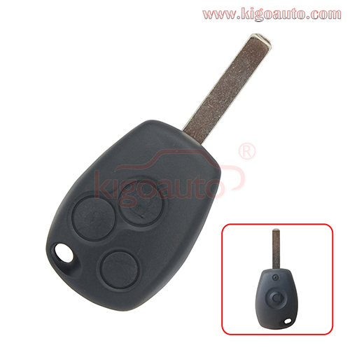 Remote key 3 button 434Mhz VA6 blade with 4A chip for Benz Smart Fortwo 453 2015 2016 ( A 453)
