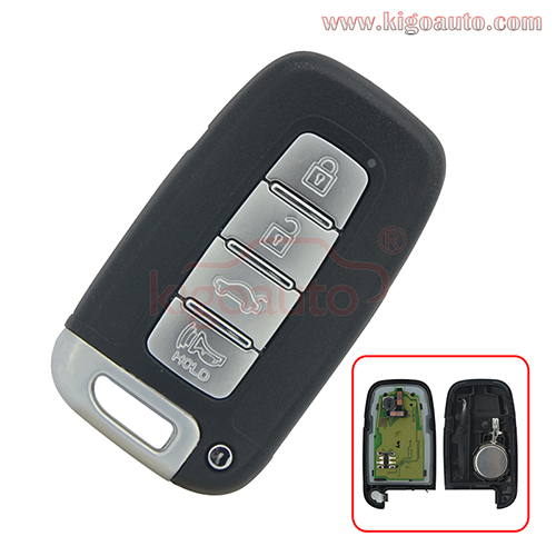 FCC SY5HMFNA04 Smart key 4 button 434Mhz ID46-PCF7952 chip for Hyundai Elantra 2012 2013