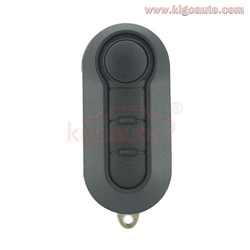 FCC LTQFI2AM433TX Flip remote key 3 button 433mhz ID46-PCF7946 chip SIP22 blade for Fiat 500 (Delphi system)