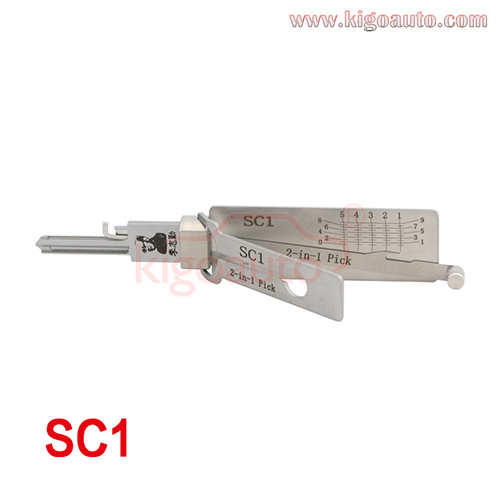SC1 2-in-1 Pick Decoder Lishi Residential tool