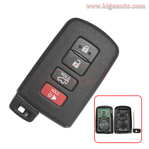 FCC  HYQ14FBA  Smart key 315MHZ 4 button 8A chip for Toyota Rav4 2013-2018 PN 89904-0R080(G Board 0020)
