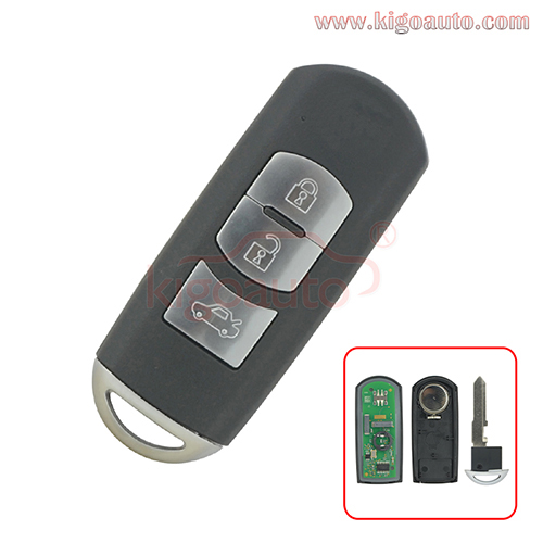 5WK43403D smart key 3 button 433mhz for Mazda 6 2009-2013