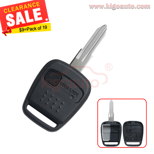 Pack of 19pcs Remote key shell 1button  for Nissan Bluebird