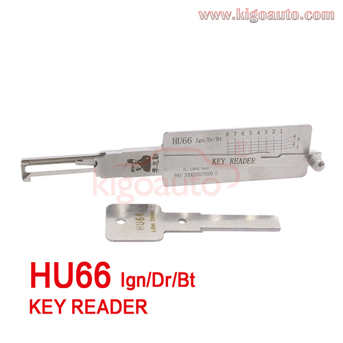LISHI HU66 Ign/Dr/Bt key reader