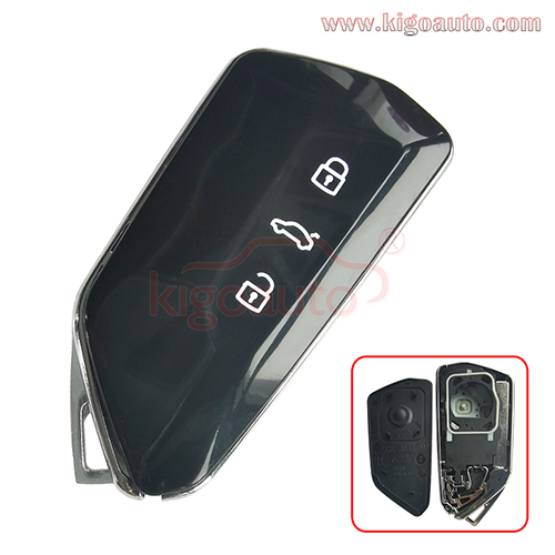 PN 5HG 959 753 Smart key case 3 button for VW Golf GTI MK8 2020 2021 2022