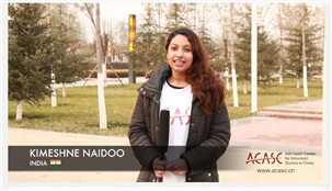 ACASC Study in China - Kimeshne Naidoo from India