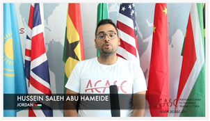 ACASC Study in China - Hussein Saleh Abu Hameide from Jordan