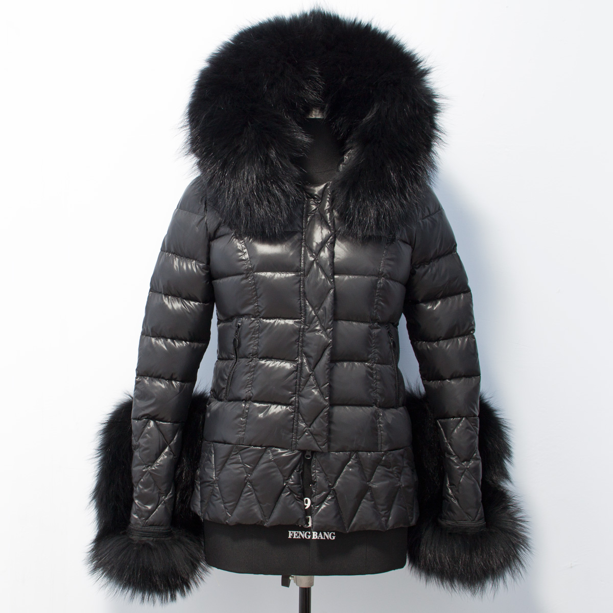 Womens Long Black Puffer Coat With Fur Hood ~ Puffer Timemean ...