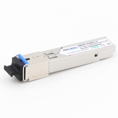 100BASE-BX BiDi SFP 1310nm-TX/1550nm-RX 20km DOM SC SMF Module Transceiver