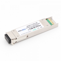 10GBASE DWDM XFP 10Gb/s C17-C61 100GHz 80km DOM LC SMF Module Transceiver