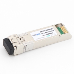 Rollball 10GBASE-BX BiDi SFP+ Transceiver 1490nm-TX/1550nm-RX 80km DOM LC SMF Module 10Gbs