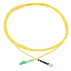 LC/APC-ST/UPC OS2 9/125 SMF Simplex Fiber Optic Patch Cable