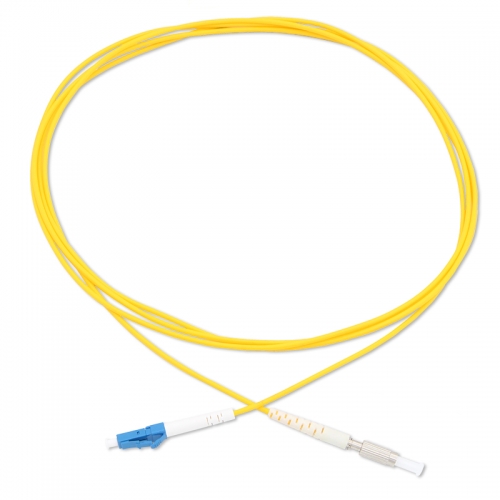 LC/UPC-DIN/UPC Simplex OS2 9/125 SMF Fiber Patch Cable