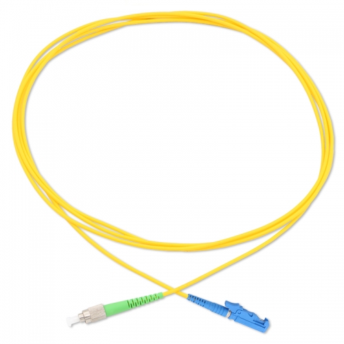 FC/APC-E2000/UPC Simplex OS2 9/125 SMF Optical Fiber Patch Cable