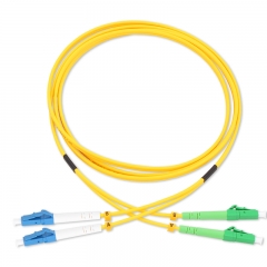 LC/UPC-LC/APC Duplex OS2 9/125 SMF Fiber Patch Cable