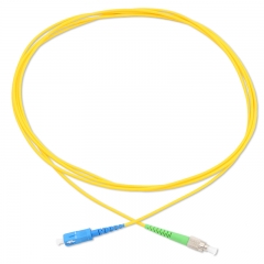 SC/UPC-FC/APC Simplex OS2 9/125 SMF Fiber Optic Patch Cable