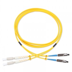 DIN-MU Duplex OS2 9/125 SMF Fiber Patch Cable