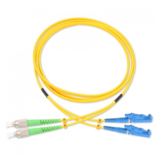 FC/APC-E2000/UPC Duplex OS2 9/125 SMF Fiber Patch Cable