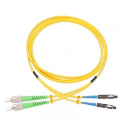 FC/APC-MU Duplex OS2 9/125 SMF Fiber Patch Cable