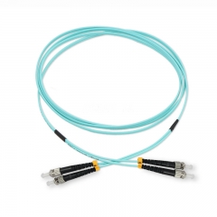 Rollball ST/UPC-ST/UPC Duplex 10G OM4 50/125 Multi-mode Fiber Patch Cable