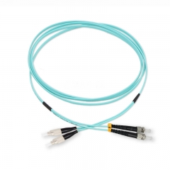 Rollball ST/UPC-FC/UPC Duplex 10G OM4 50/125 Multi-mode Fiber Patch Cable