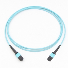 Rollball 8 Fiber MTP (Female)-MTP (Female) 10G OM3 50/125 Multi-mode Fiber Optic Cable