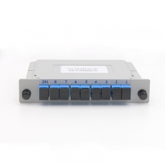 1x8 Fiber optical PLC Splitter, LGX cassette fiber splitter, 2.0mm