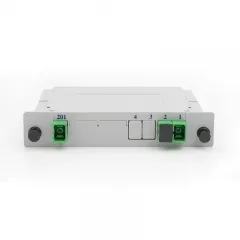 2x2 Fiber optical PLC Splitter, LGX cassette fiber splitter, 2.0mm