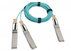 200G QSFP56 to 2x100G QSFP56 Breakout Active optical Cable (AOC) cable 2m