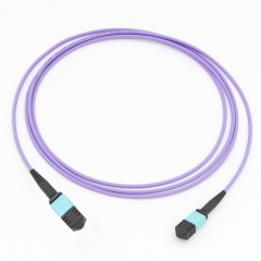 Rollball 16 Fiber MPO/APC (Female)-MPO/APC (Female) OM4  50/125 Fiber Optic Patch Cable