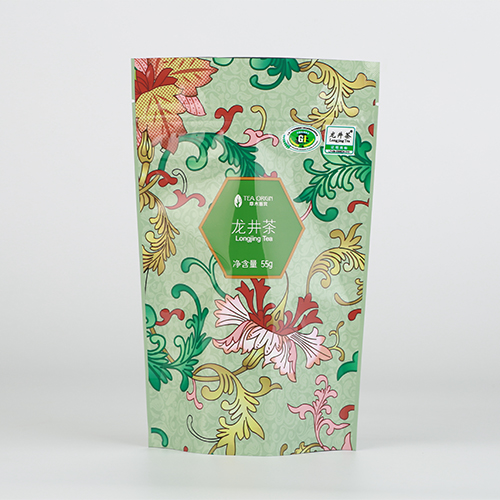 Stand-up Packaging Bag with Zipper for Tea