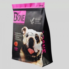 Dog Food Packaging Matte Block Bottom Pouches
