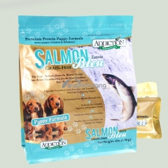 Custom Pet Food Packaging Printed Flat Bottom Pouches