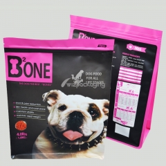 Matte Block Bottom Pouches for Pet Food