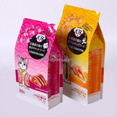 Flat Bottom Bag, Pet Food Packaging