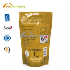 Resealable Stand up Pouch for Pet Food Packaging