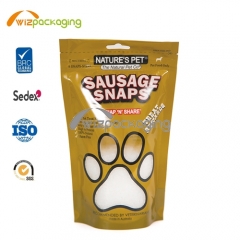 Resealable Stand up Pouch for Pet Food Packaging