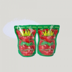 Bolsa de embalaje de pie de salsa de tomate de alta barrera VMPET con impresión personalizada