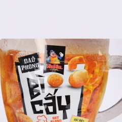 Customized printing snack heat seal shaped pouch