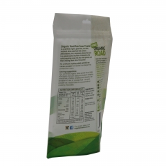 Protein powder food packaging zipper bag with window