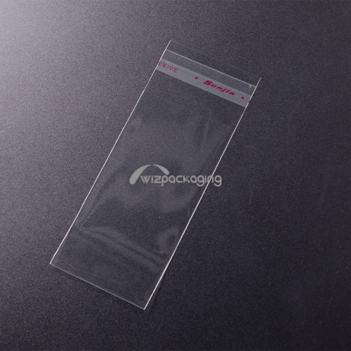 Stock transparent OPP self-adhesive bag