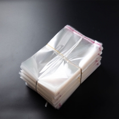 Stock transparent OPP self-adhesive bag