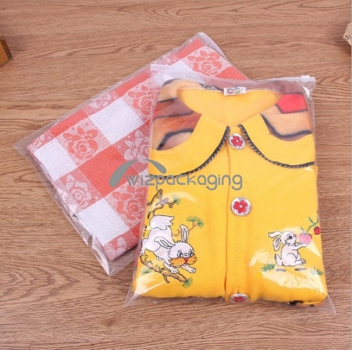 Stock ziplock cloth packaging bag