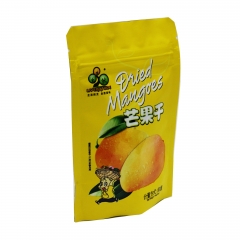 Gravure printing dried fruit packaging stand up pouch with zipper