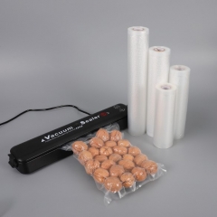 Embossing frozen vacuum meat packaging roll bag